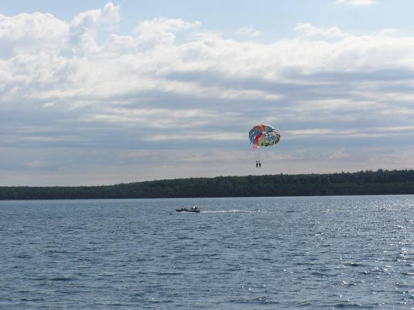 View of Mackinac Island From Ferry