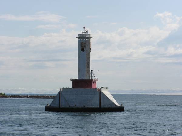 Closer View of Mackinac Island Light