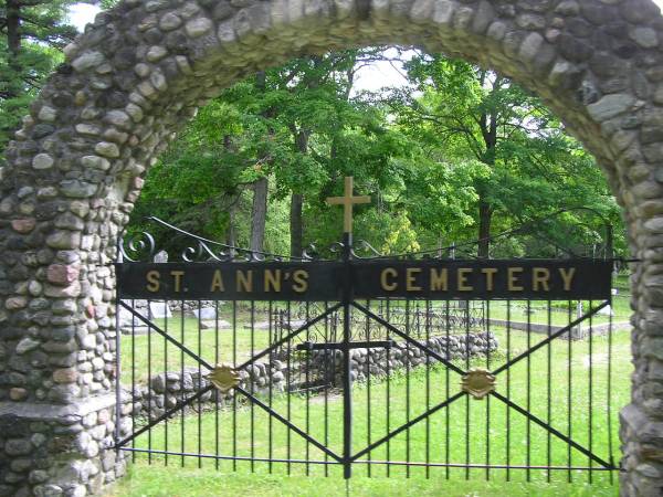 St. Ann's Cemetery Gate