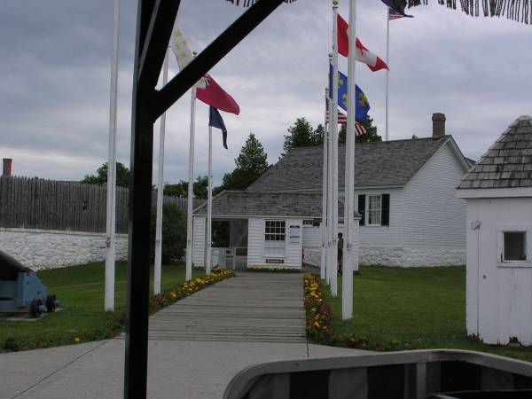 Looking Inside Fort Mackinac