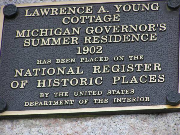 Governor's Summer Home Sign