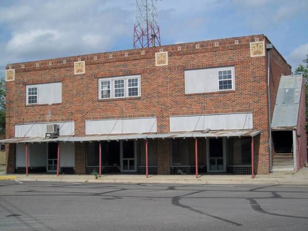Old Building in Boise City, Oklahoma