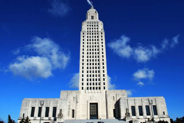 Louisiana State Capitol Building in Baton Rouge
