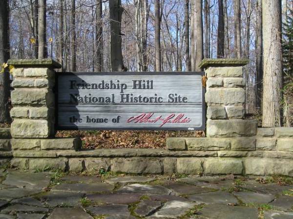 Friendship Hill National Historic Site Sign