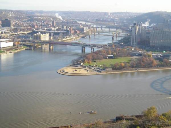 Point State Park in Pittstburgh, Pennsylvania