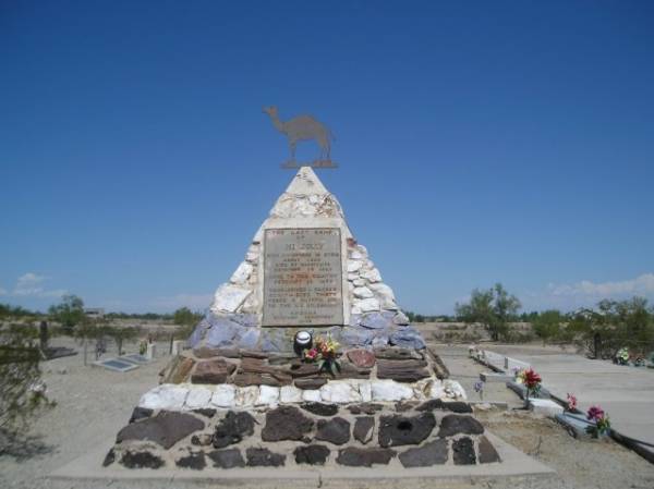 Hi Jolly Monument in Quartzsite, Arizona