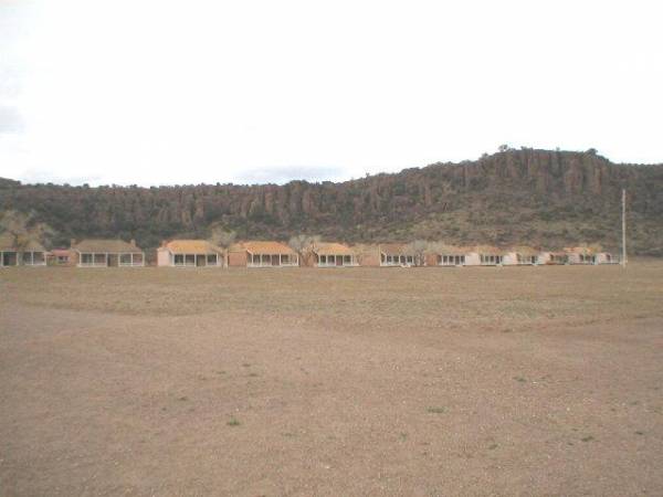Grounds of Fort Davis in Texas