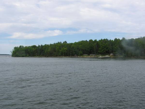Distant View of Manitou Island