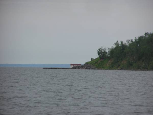Approaching Raspberry Island