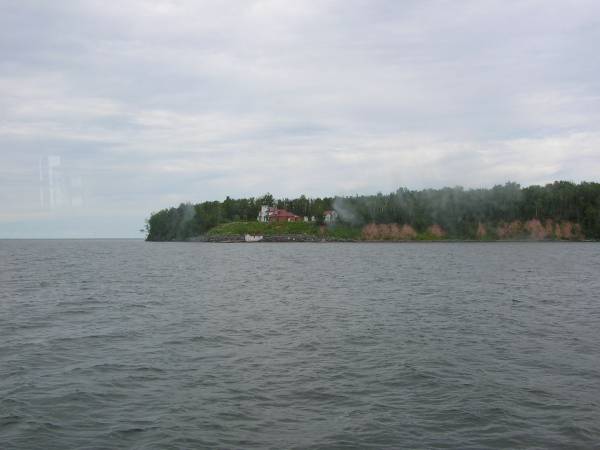 Distant View of Raspberry Island Lighthouse
