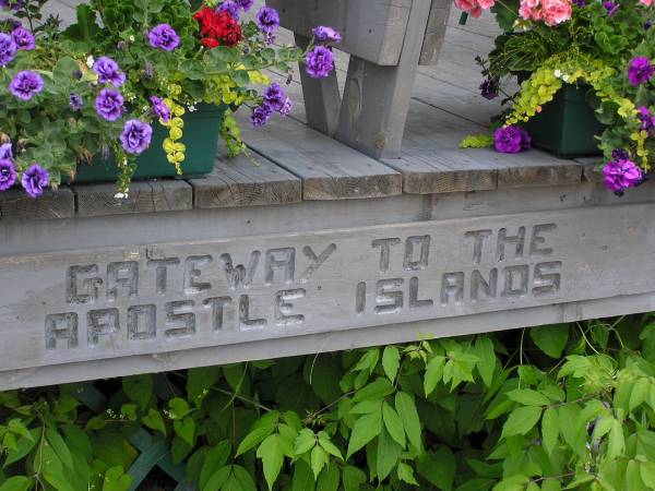 Gateway to the Apostle Islands Sign