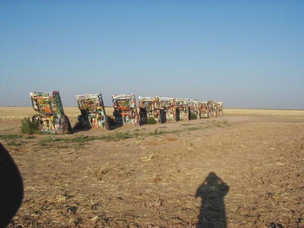Cadillac Ranch Near Amarillo, Texas