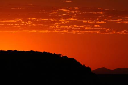 Aug 24 Grand Canyon Sunset, Maricopa Point viewed from Yavapai