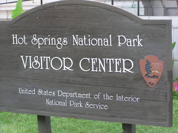 Visitor Center Sign