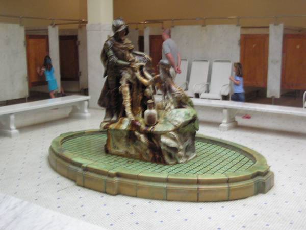 Fountain In Visitor Center