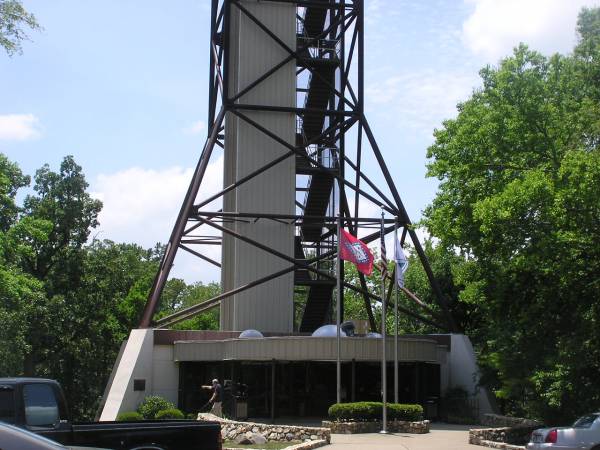 Base of Hot Springs Mt. Tower