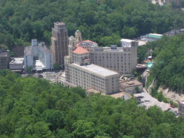 Close-Up of Arlington Hotel from Tower