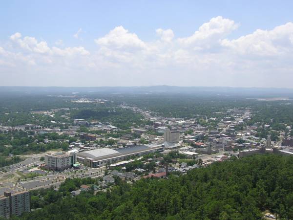 View From Hot Springs Mt. Tower