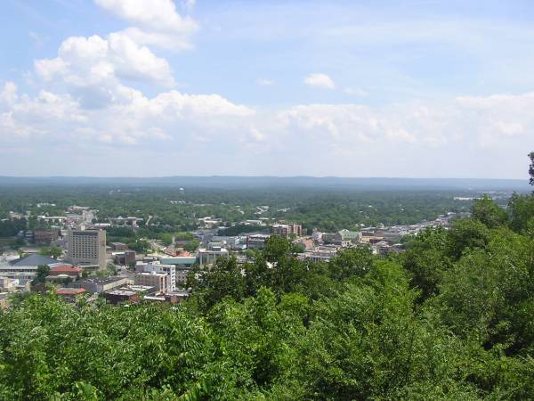 View of Hot Springs From West Mt.