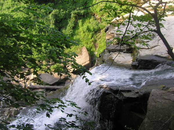 Top of Brandywine Falls