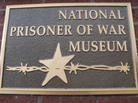 Sign at National Prisoner of War Museum