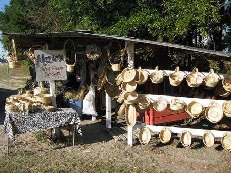 Sweetgrass Basket Stand