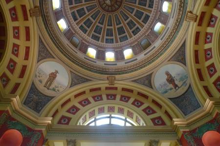 The Cowboy and The Indian Chief, State Capitol, Helena