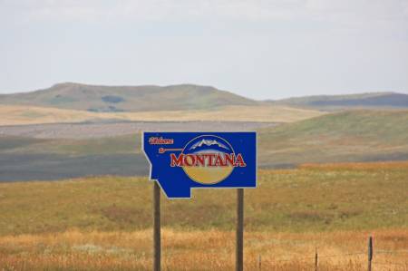 Entering Montana