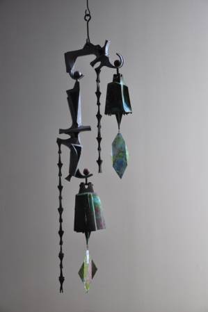 Bronze windbell at Arcosanti