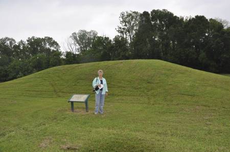 Temple Mound at Grand Village of the Natchez Indians