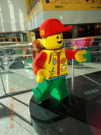 Legoman at Crown Center