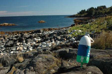 Pebble Beach on Monhegan Island, ME