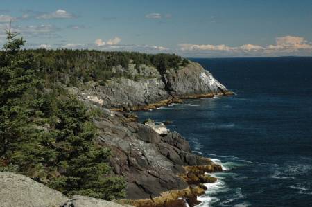 Cliffside on Monhegan Island, ME