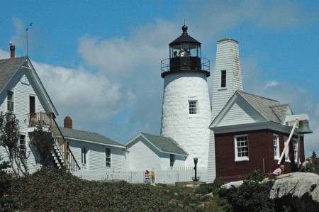 Pemaquid Lighthouse from the ocean, ME