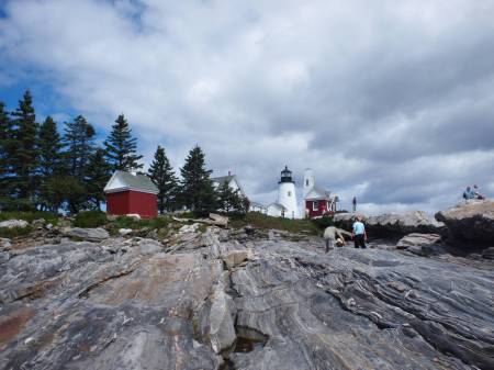 Granite outcroppings at Pemaquid Lighthouse, ME