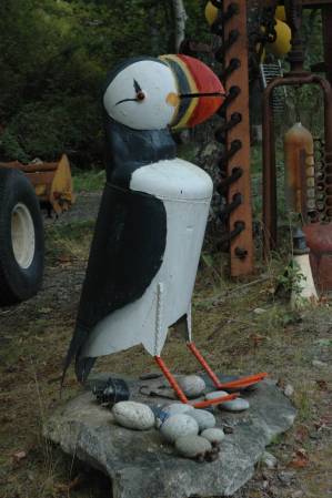 Puffin -  Recycle Art Garden