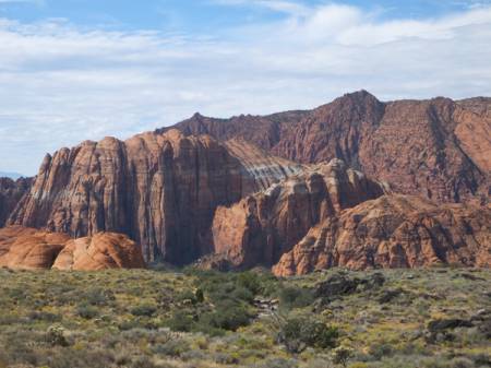 Beautiful geology of Snow Canyon