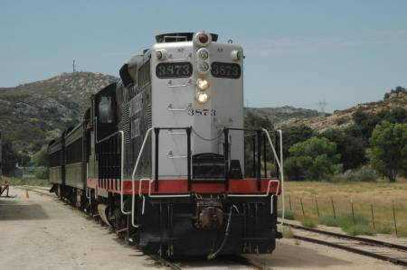 Golden State Excursion train at Pacific Southwest Railway Museum, Campo, CA