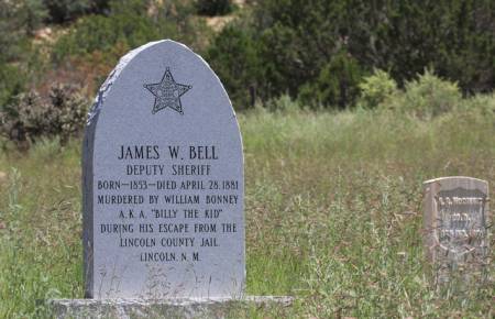 James Bell, Deupty Sheriff, Cedarvale Cemetery, White Oaks