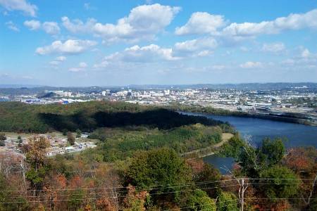 Downtown Chattanooga and the Tennessee River