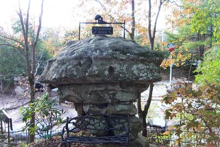 Mushroom Rock in Rock City