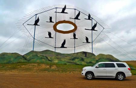 Geese In Flight, Enchanted Highway, North Dakota
