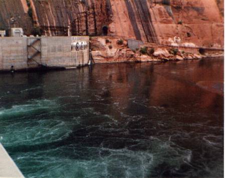 Outflow From Glen Canyon Dam