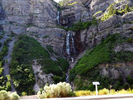 Bridal Veil Falls near Orem, Utah