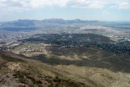 West El paso and Mexicofrom Franklin Mountains