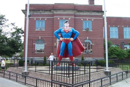 Superman Square in Metropolis, Illinois