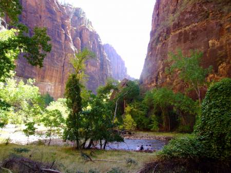 Virgin river to the Narrows, Zion NP