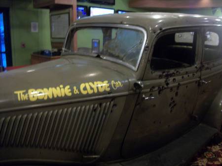 Bonnie and Clyde Death Car