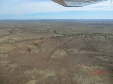 The Lake in the distance, track in the foreground