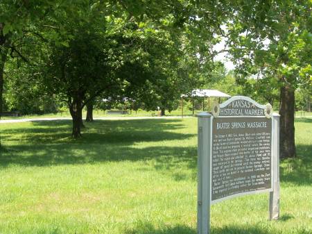Baxrer Springs Massacre Marker